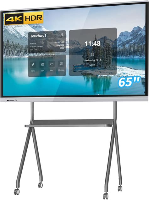 TouchWo 65 Touchscreen Monitor Smart Board, 4K Interactive India | Ubuy