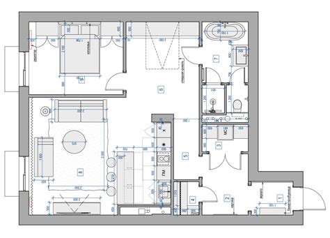 BespaceStudio: квартира 75 кв. метров в самом центре Москвы