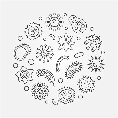 Image result for Bacteria Simple Drawing