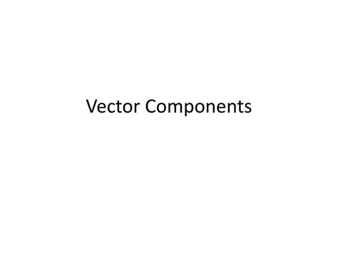 Vector Components 的图像结果