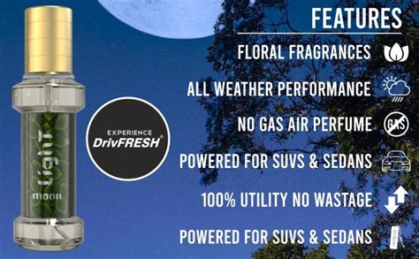 Involve Your Senses Rainforest Moon Light Car Air Freshener Spray ...