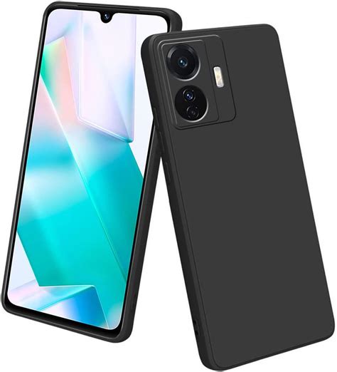 LIRAMARK Silicone Soft Back Cover Case for iQOO Z6 Pro |Vivo T1 Pro 5G ...