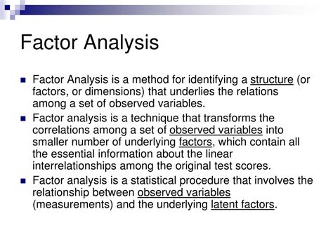 Performative Factor Analysis Explained 的图像结果