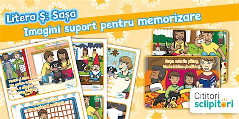 Litera Ș: Sașa – Imagini suport pentru memorizare