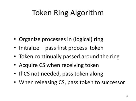 Image result for Dijkstra Token Ring Mutual Exclusion Algorithm