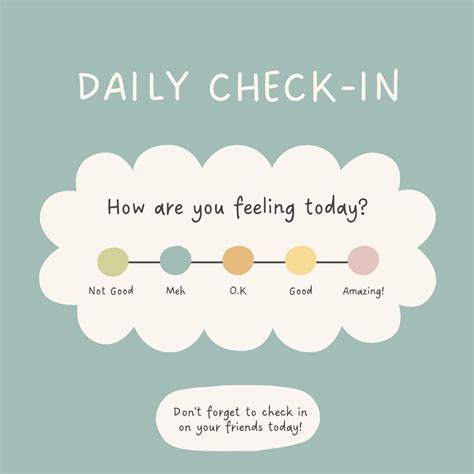 Feeling Check in Worksheet - Etsy