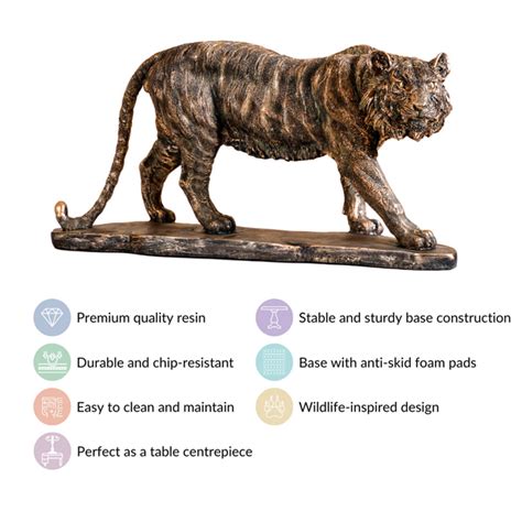 Majestic Tiger Showpiece For Room Decor Large Online - Premium Decor ...
