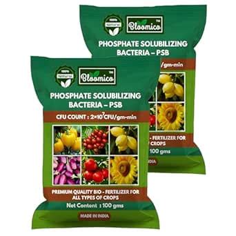 Bloomico Phosphate Solubilizing Bacteria - (PSB) 100gm Bio Fertilizer ...