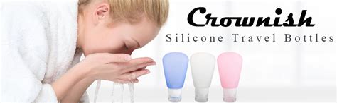 crownish Silicone Travel Bottles Set - 90Ml Portable Empty Mini ...