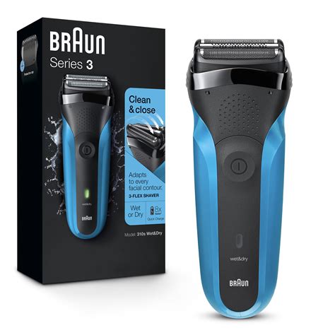 Braun Series 3 310s Rechargeable Wet Dry Men's Electric Shaver ...