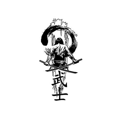 Enso Samurai Semi-Permanent Tattoo | Inkhub – INKHUB
