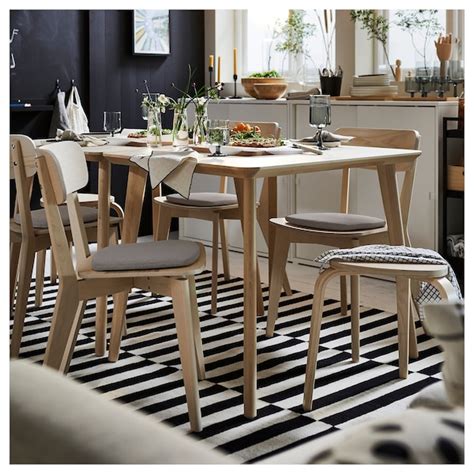 STOCKHOLM rug, flatwoven, handmade/striped black/off-white, 170x240 cm ...