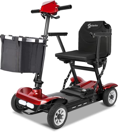 Amazon.com: Aotedor 4 Wheel Mobility Scooters for Adults,25 Miles Long ...