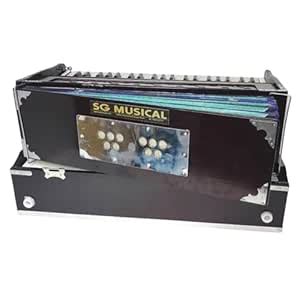 SGMUSICAL Harmonium Musical Instrument Folding Harmonium Deluxe ...