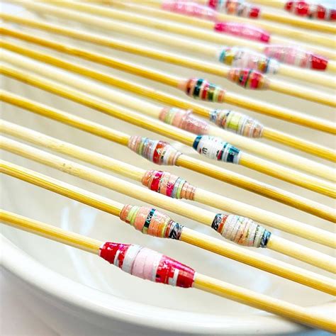 Image result for How to Create Paper Beads Using Magazine