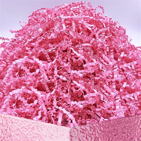 Amazon.com: DOTUHAO Crinkle Cut Paper Shred - Pink Color, Gift Basket ...