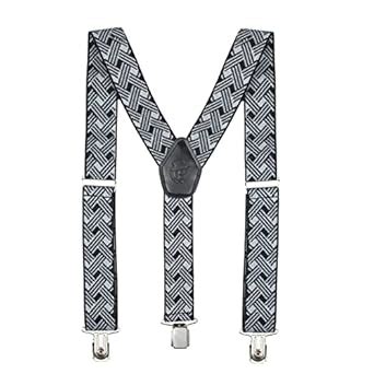 Buy PELUCHE Abtract Mosaic Black Suspender (3.5cm width) at Amazon.in