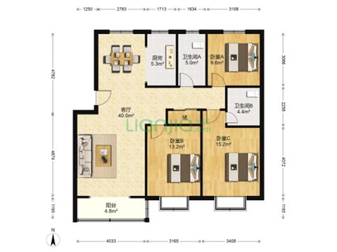 135平现代美式风格三居室-房天下家居装修网