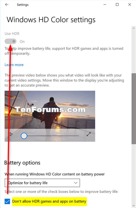 Image result for Windows HD Color Settings