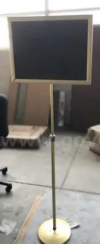 Used pedestal style sign/ menu board. (S2) | GovDeals