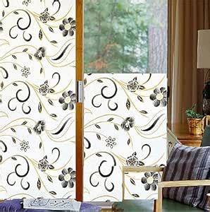 Buy SUNBIRD Window Privacy Film Bamboo Frosted Glass Films, Self ...