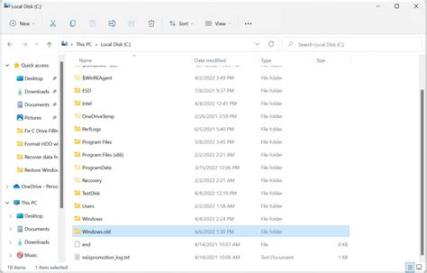 Image result for Restore Windows.old File