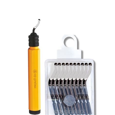 CP GRAT.EX Deburring Tool [Yellow] –5/8” D(M) Set w/Hex Handle, Ø 3.2mm ...