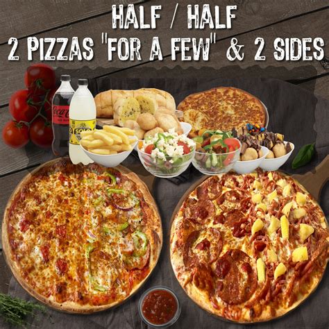 2 Half/Half Pizzas "For A Few" & 2 Sides From 75.90* | Zonnies Pizza ...