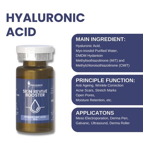Hyaluronic 10% Meso Solution Skin Revive Booster for scars open pores ...