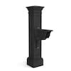 Mayne Black Polymer 4 X 4 Mount Mailbox Post 5805-B at Lowes.com