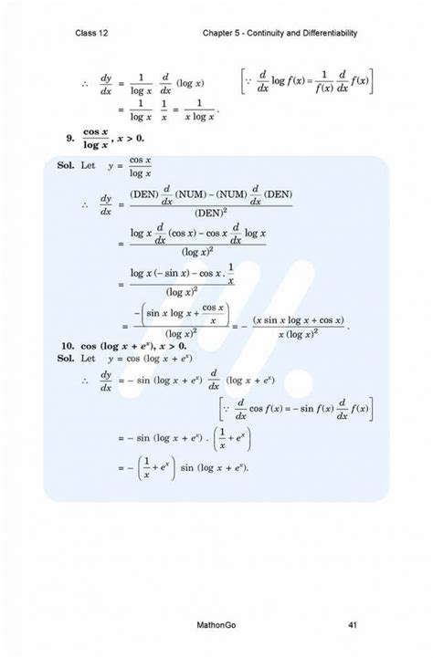 Image result for Class 12 Math CH 5.4