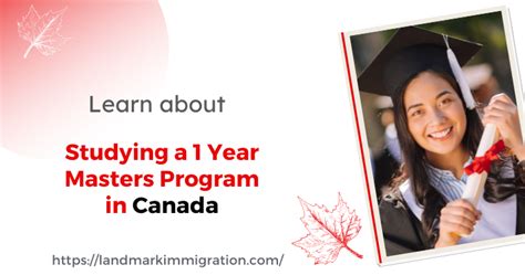 Studying a 1 Year Masters Program in Canada [Updated 2023]