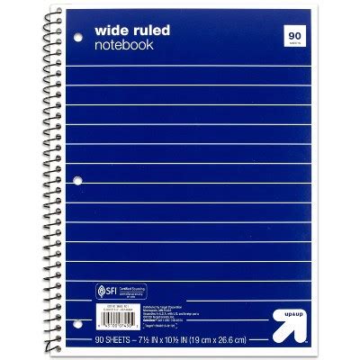 Wide Ruled Notebook : Target