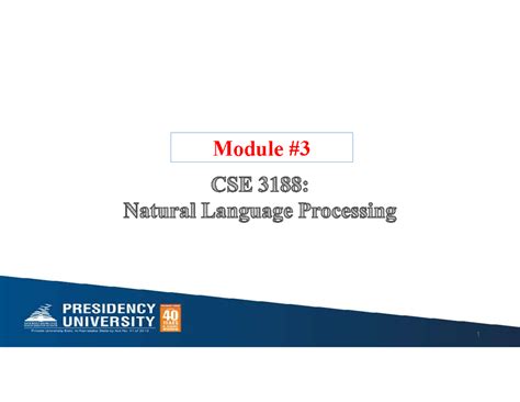 NLP-M3 - Module 1: Sequence Labeling and PoS Tagging Concepts - Studocu