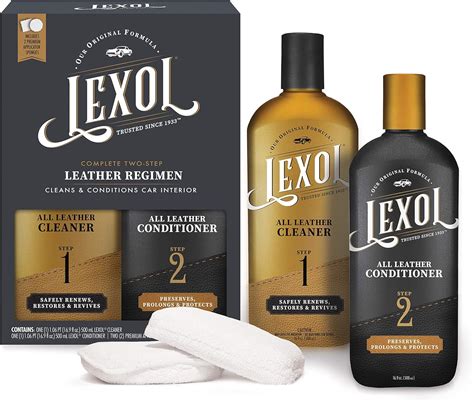 Lexol Leather Conditioner and Leather Cleaner, Use On Car Leather ...