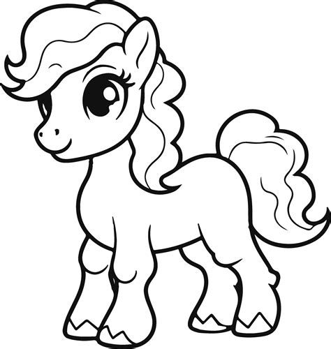 Pony Coloring For Kids