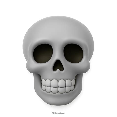 Skull Emoji Meme PNG, Vector, ClipArt, Transparent Background » PNG Emoji