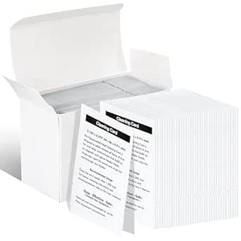 100 PCS Credit Card Reader Cleaning Cards - CR80 Dual Side Cleaning ...