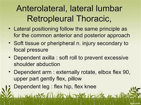 027 Patient posioning for spine surgery | PPT