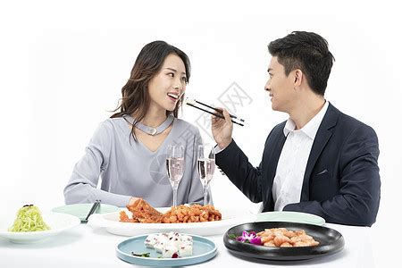 年轻情侣在餐厅里吃早饭高清图片下载-正版图片501777901-摄图网