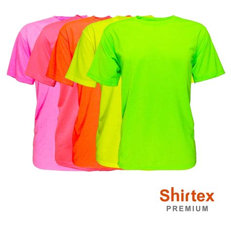 Neon Color T-Shirts - Casual Wear - SHIRTEX PREMIUM RED LABEL - 155GSM ...