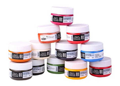 Brustro Professional Artists' HEAVYBODY Acrylic Paint Packs - 50ML Pac ...