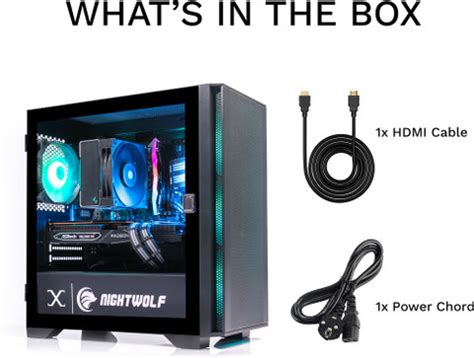 XRIG NIGHTWOLF V3 AMD RYZEN 5 7600 (6 Cores 12 Threads 5.1GHz) (16 GB ...