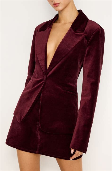 Good American Sculpted Velvet Blazer | Nordstrom | Fall outfits for ...