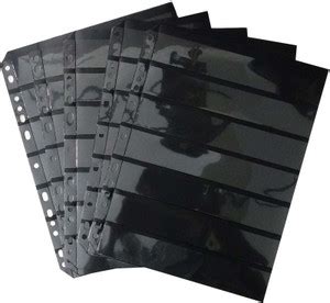 GOLD MINT Set of 5 Pack Stamp Sheets Pages with 7 Divider Strip Rows ...