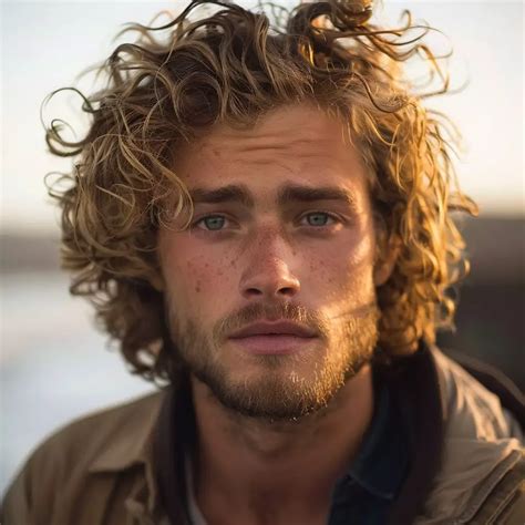 Riding the Wave: The Curly Surfer Hairstyles for Men | Surfer hair ...