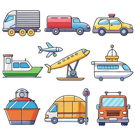 Transportation Cartoon 的图像结果