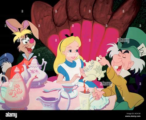 ALICE IN WONDERLAND, March Hare, Alice in Wonderland, Mad Hatter, 1951 ...