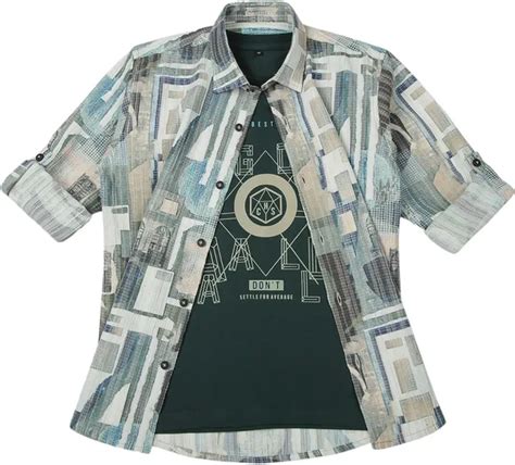 Cavio Dark Green Pure Cotton Printed Roll-Up Sleeve Shirt For Boys ...