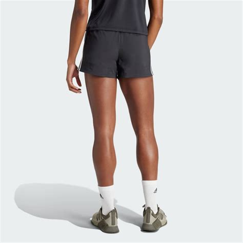 CLOTHING - Pacer Training 3-Stripes Woven High-Rise Shorts - Black ...
